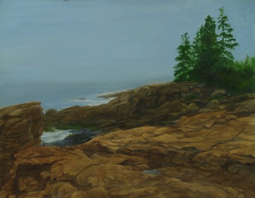 Coastal Maine - Acadia National Park
oil on canvas
14’’ x 18”